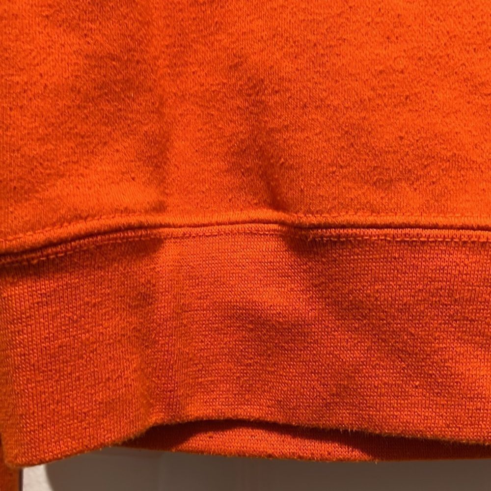 J.America‎ Men’s Orange Clemson Pullover Hoodie Size M - Picture 10 of 11